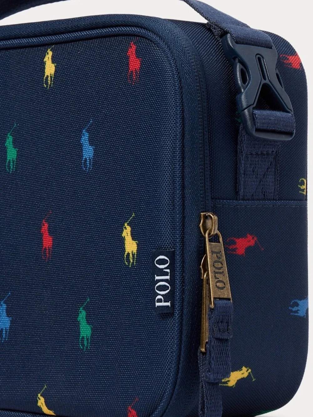 Ralph Lauren Polo Bear Backpack & Pony Lunch Tote Set